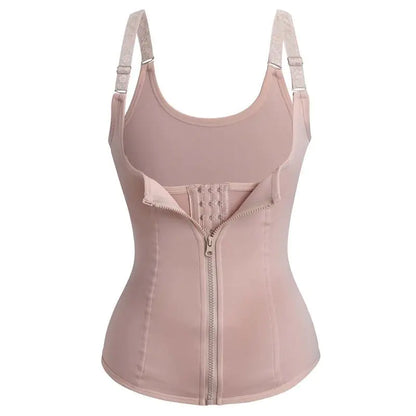 2-in-1 Sports Shapewear with Adjustable Zipper Vest