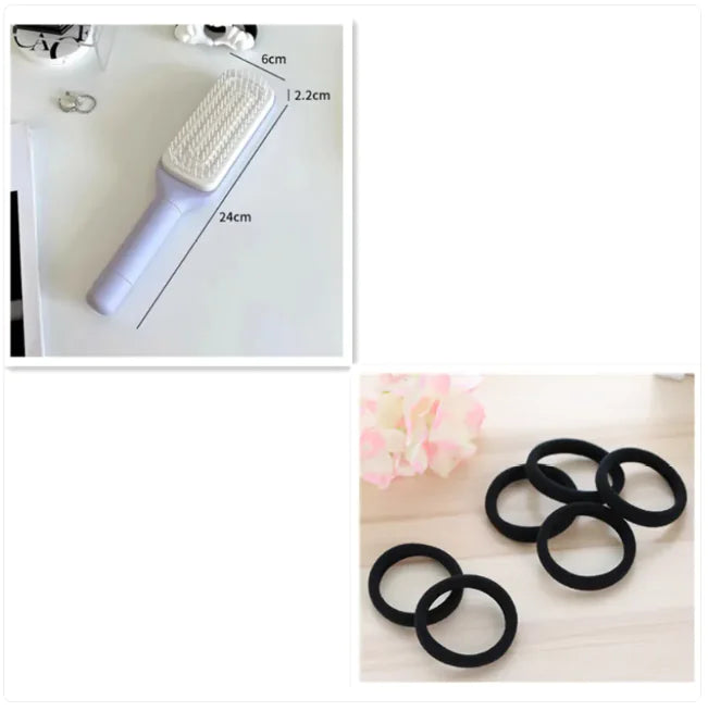 Escova autolimpante 4 em 1